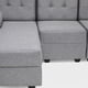 thumbnail image 5 of Seccional Boxter Xl Izq Tela Gris Medio, 5 of 7