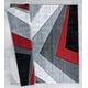 thumbnail image 4 of Alfombra decorativa United Weavers Bristol Zine, 56 cm x 81 cm, color rojo, 4 of 5