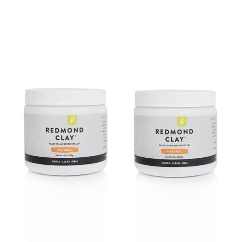 Mascarilla Facial Redmond Clay Bentonite 300 Ml (Paquete De 2)