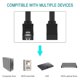 thumbnail image 5 of Cable SATA III BENFEI, paquete de 3, 46 cm, 6 Gbps, con seguro, 5 of 6