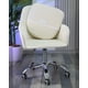thumbnail image 2 of Silla de Escritorio Acolchada Lineal Giratoria - Beige, 2 of 2