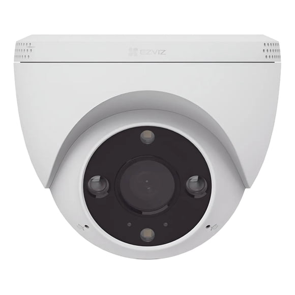 Cámara Seguridad Wifi Domo Visión Nocturna H4 2k 2mp Blanco 13x16x13