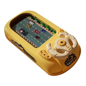 Magideal - Volante De Juguete Con Sonido Musical, Juguete Interactivo, Regalo De Cumpleaños, Juguete De Simulación De Conducción Portátil Para Niños De 3 Años En Amarillo