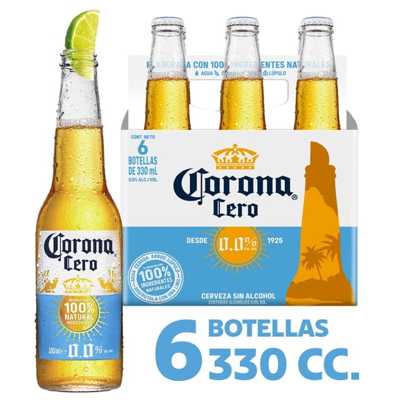 Cerveza Sin Alcohol 0.0° Pack 6 Botella