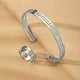 thumbnail image 1 of Stunning 18K Gold Plated Jewelry Set with Cuff Bangle and Opening Finger Ring - Perfect Mother's Day Gift, 1 of 4
