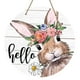 thumbnail image 2 of Letrero Colgante De Madera De Pascua, Decoración De Pascua, Letrero De Puerta De Conejito De Pascua Para Puerta De Casa, 2 of 3