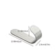 thumbnail image 3 of Set Of 3, Stainless Steel Adhesive Hook, Kitchen Single Hanger Hook, Hook Fro Hanging Clothes Towel Bags, Bathroom Toilet Hanging Clothes Hook, Silvery, 3 of 4