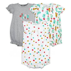 Babykids Divana - Set 3 Enteritos Abiertos - Niña 6M Captus