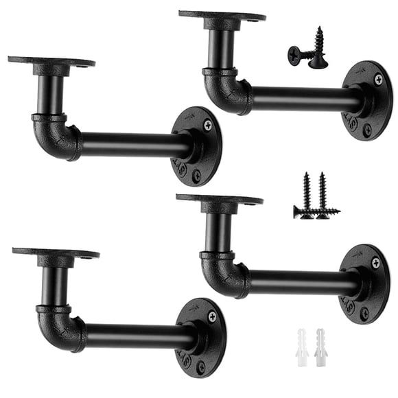 Soportes de estantería Janyang Industrial para tablas de 20 a 35 cm, paquete de 4