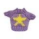 thumbnail image 1 of Ropa De Muñeca De Felpa De 15cm, Accesorios De Muñeca De Felpa Suave, Suéter Elegante Para DIY Para Muñecas, Pentagrama Violeta, 1 of 3