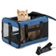 thumbnail image 1 of Transportadora blanda para gatos Conlun, apta para avión, azul, talla M, 1 of 9