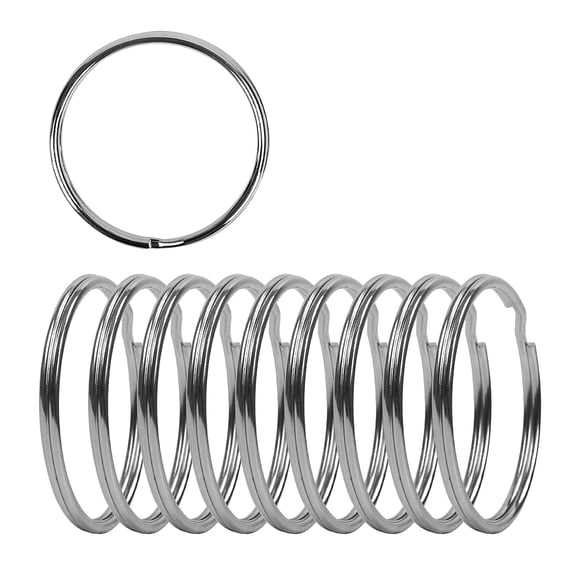 Aros para llaves Newflager 51 mm Acero plateado - Pack de 10