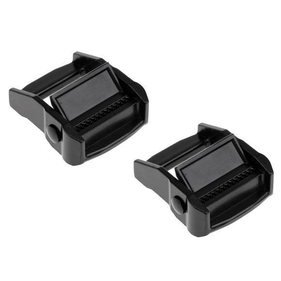 2 piezas hebillas de leva para 38mm webbing equipaje cargo kayak bordo surf negro