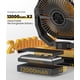 thumbnail image 2 of Ventilador de camping Korbot de 24000 mAh con 2 baterías de 12000 mAh y LED, 2 of 7