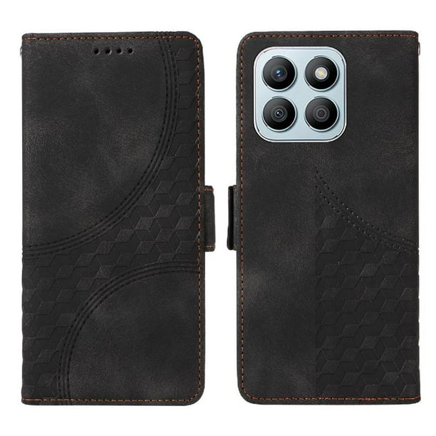 Carcasa FOXDOCK Honor X8B de cuero PU, diseño acolchado clásico, protección contra caídas y rayones
