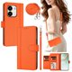 thumbnail image 2 of Honor X7E/X6E Funda Billetera con Cierre Magnético, Naranja, 2 of 6