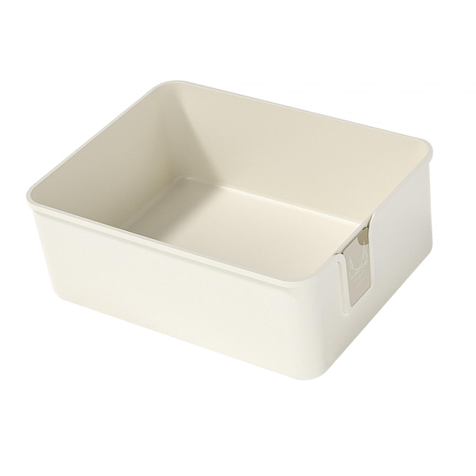 Magideal - Estuche De Almacenamiento De Ropa Interior De Calcetín Organizador De Armario Divisores De Ahorro De Espacio, Organizador De Cajón De Ropa Interior De Blanco