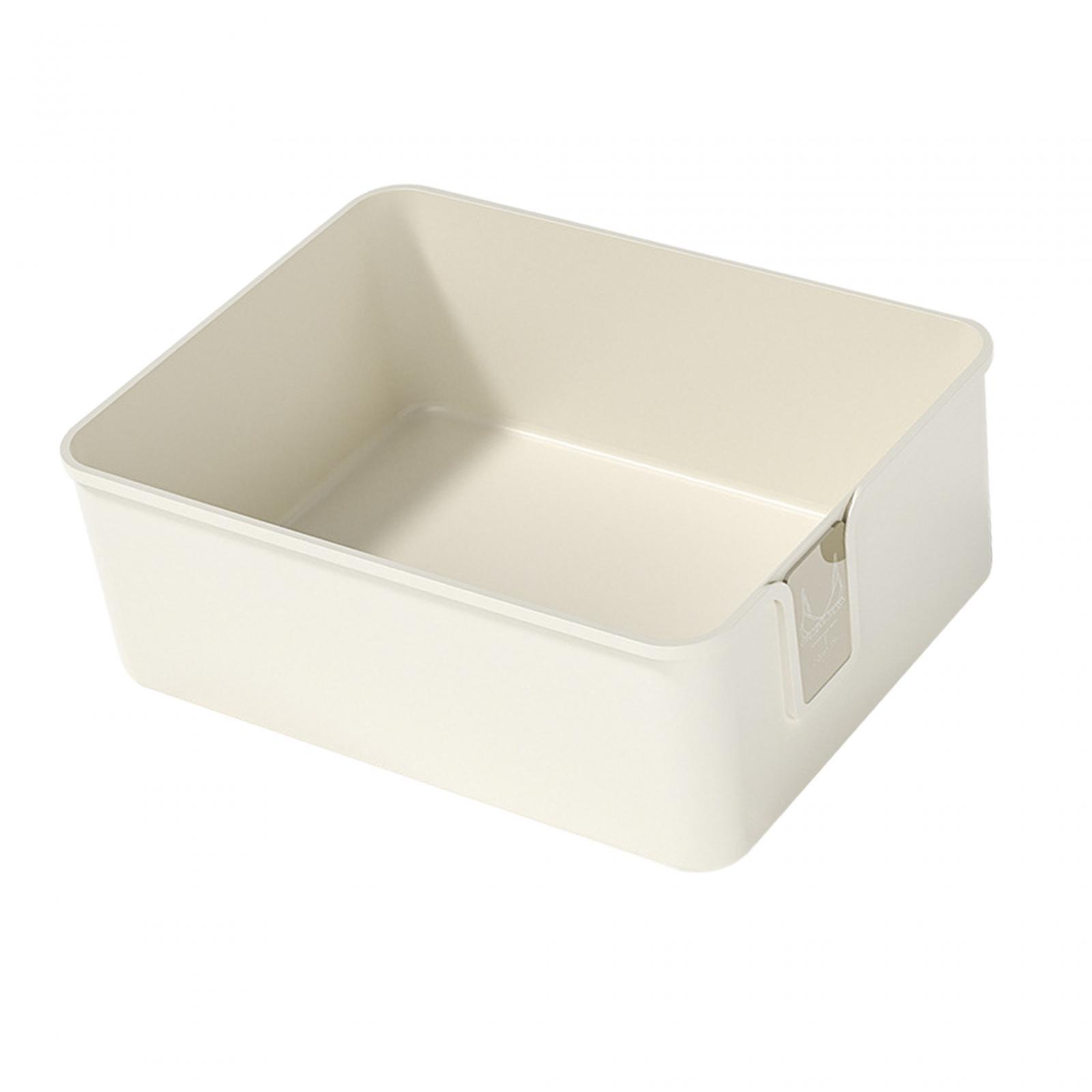 Magideal - Estuche De Almacenamiento De Ropa Interior De Calcetín Organizador De Armario Divisores De Ahorro De Espacio, Organizador De Cajón De Ropa Interior De Blanco