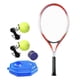 thumbnail image 3 of Entrenador de tenis, pelota de , autopráctica, ejercicio portátil, equipo de entrenamiento de tenis para interiores y exteriores, entrenamiento 2 bolas 1 mano de pegamento, 3 of 4