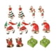 thumbnail image 1 of 12 piezas de diamantes de imitación mixta esmalte de la navidad encantos colgante diy joyería artesanía, 1 of 5