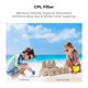 thumbnail image 3 of Set de filtros K&F Concept compatible con DJI Osmo Pocket 3, 3 of 7