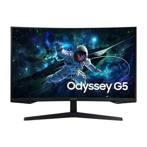 Monitor Gamer Curvo Samsung Odyssey G5 Qhd 32"" Negro Tamano Unico