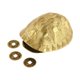 thumbnail image 4 of Escultura De Regalo Ideal De Latón De La Estatua De Concha De Tortuga Para El Escritorio De Oficina Del Dormitorio 11cmx8cmx4.5cm, 4 of 5
