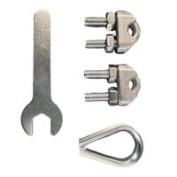 Ioensy - Accesorios Para Equipos De Fitness De Juntas De Alambre De Acero De Cuerda Para Cable De Máquina De Gimnasio De 5 Mm