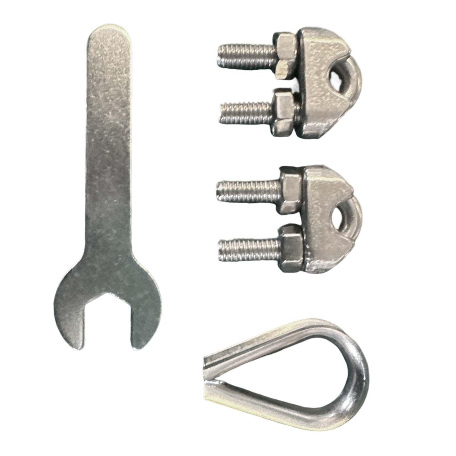 Ioensy - Accesorios Para Equipos De Fitness De Juntas De Alambre De Acero De Cuerda Para Cable De Máquina De Gimnasio De 5 Mm