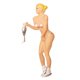 thumbnail image 1 of 1:64 Figura Mujer Personaje Mu?eca Paisaje Tren Ferrocarril Modelo Decoración Estilo B, 1 of 5