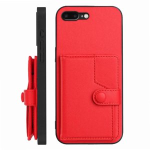 Foxdock Funda Para Iphone 7 Plus Con Bloqueo Rfid - Diseño Elegante Con Cierre De Botón
