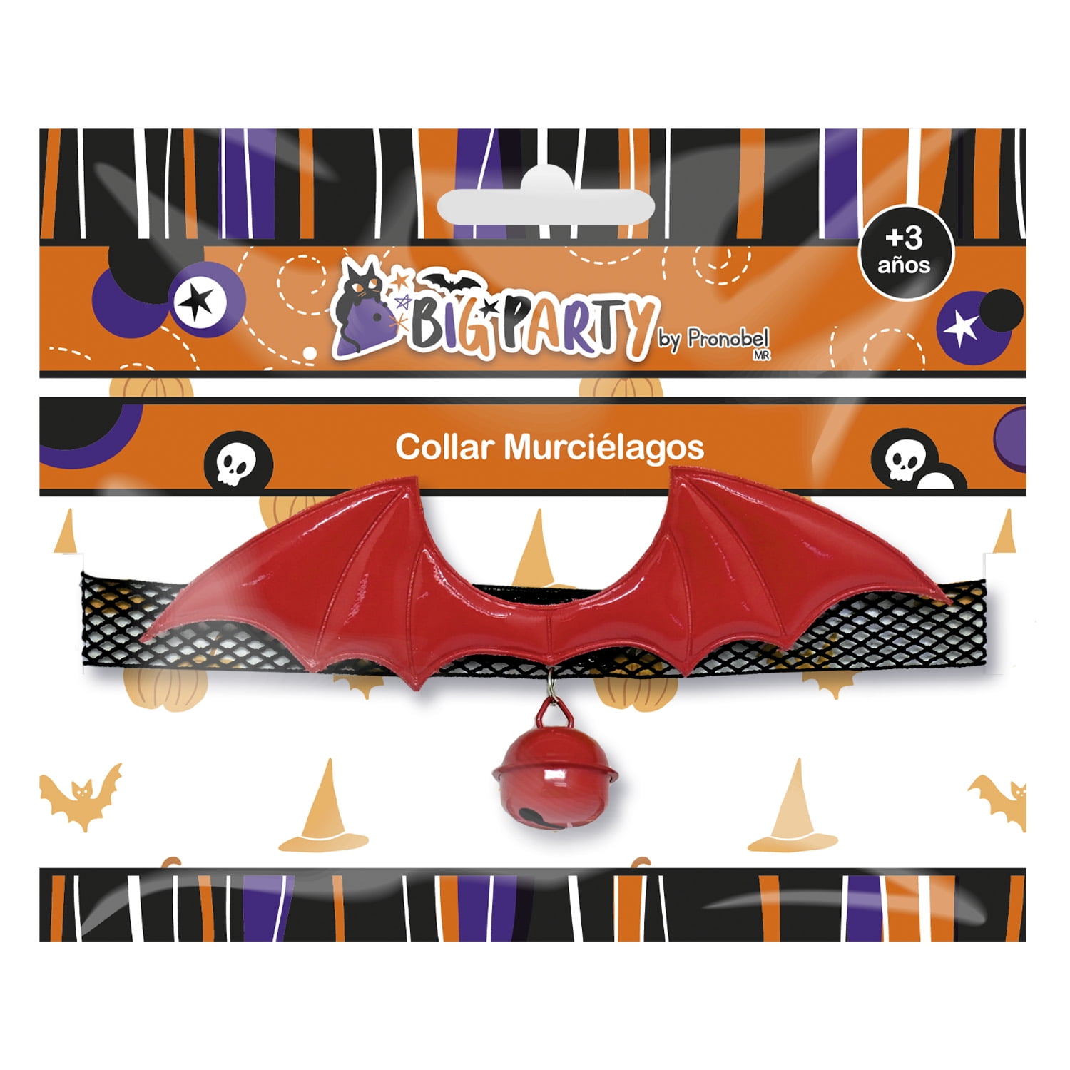 Collar Muercielagos Halloween Big Party