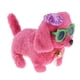 thumbnail image 1 of rosa roja caminando ladrando cola meneando cachorro perro con gafas juguetes electrónicos, 1 of 5