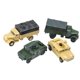 thumbnail image 2 of 4 Piezas 1/72 4D Ensamblar Camión EE. UU. Alemania Camión Plástico Vehículo Kit, 2 of 5