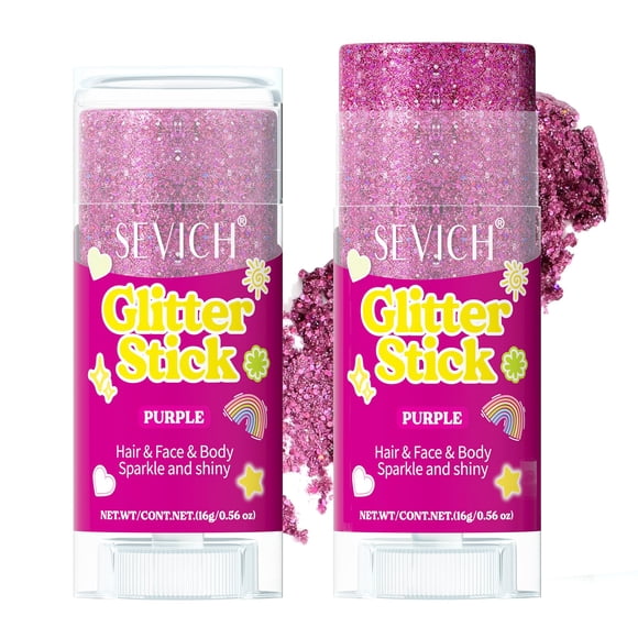 Lápiz de Purpurina SEVICH 15 g Morado 2 Unidades Impermeable