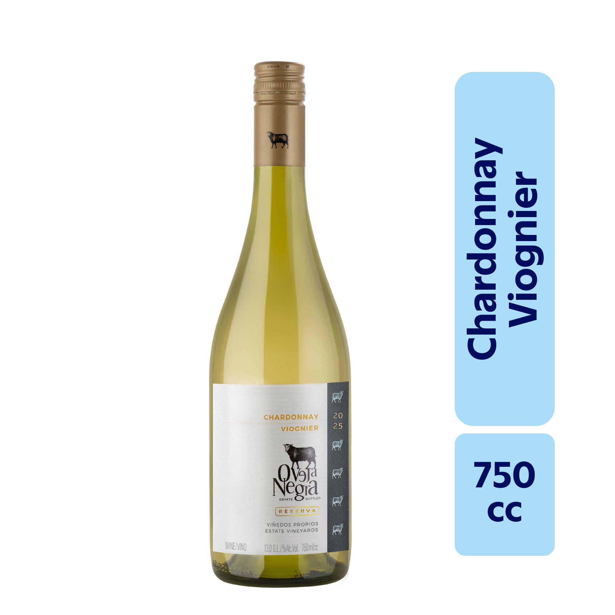 Vino Blanco Ensamblaje Reserva 13° Botella 750 cc Oveja Negra
