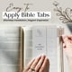 thumbnail image 2 of Las Pestañas De La Biblia Elevan A Los Seres Queridos De Las Mujeres Estudian La Biblia, 2 of 9