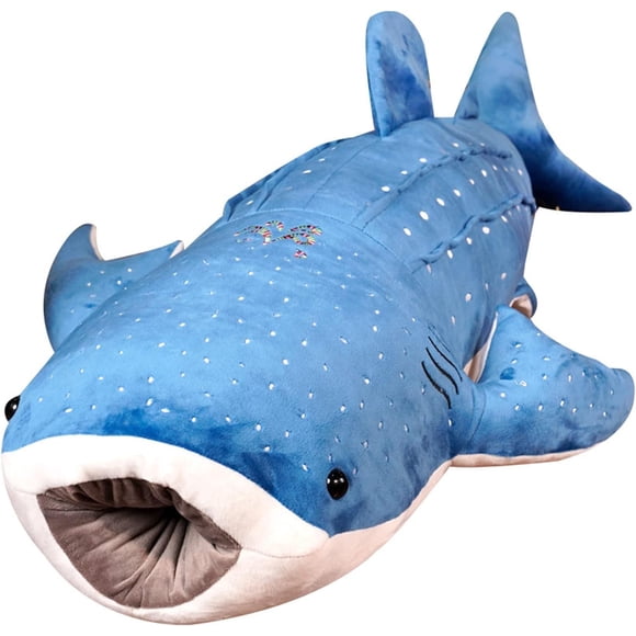 Peluche para niños de peluche Mukouxun Whale Shark de 18.5 pulgadas