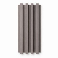 Byb Home - Wall Panel Pvc 10 Pzs 3D 16X250 Cm Gris