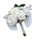 thumbnail image 5 of Ramo De Flores Artificiales Para Novia, Media Bola Rústica, Color Blanco, 5 of 5
