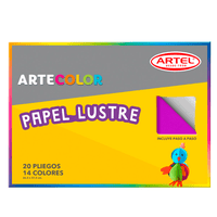 Artecolor Papel Lustre 20 Pliegos 26,5X37,5 Artel