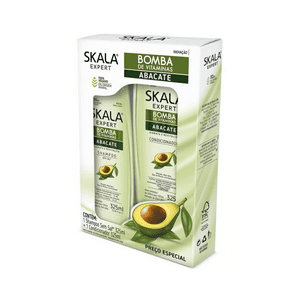 Kit Shampoo Acondicionador Aguacate Skala 325Ml C/U