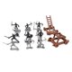 thumbnail image 3 of Figura De Acción De Soldado De Caballero Medieval De Plástico Infantería Del Ejército Con Carros A, 3 of 5