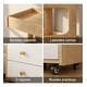 thumbnail image 4 of Velador Con Cajones Y Repisa Bicolor Con Rueda 80x40x43cm Mate Madera, 4 of 8