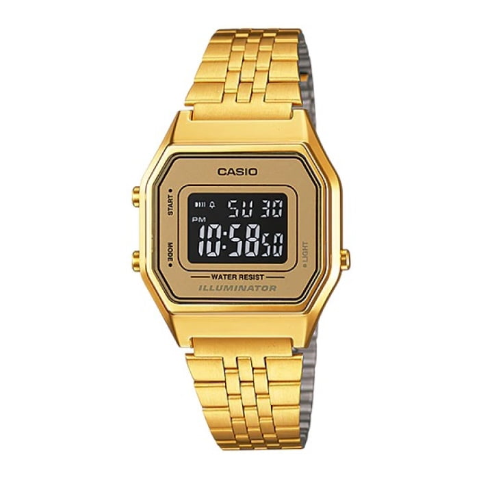 Reloj Digital Dorado Casio La-680wga-9b