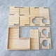thumbnail image 3 of Hideout De Madera De Hámster Casa De Madera De Hámster Con Escalera Cuerda Decoración De Plataforma Accesorios De Jaula De Animales Pequeños Desmontables Para Gerbils De Rata Y Otros Pequeño, 3 of 3