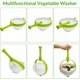 thumbnail image 3 of Colador Lavador Multiuso de Verduras Giratorio Plegable con Asa, 3 of 3