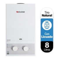 Calefont 8 Litros Gas Licuado Tiro Natural Splendid