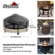 thumbnail image 2 of Funda para fogatas Stanbroil, 36 cm, redonda, cobertura total, negra, 2 of 7