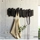 thumbnail image 2 of Perchero Umbra Sticks para colgar en la pared con 5 pinzas, color negro, 2 of 9